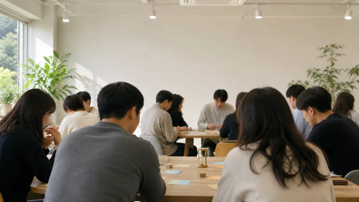 팀빌딩 게임｜어색한 첫 만남을 ‘같이 해낸 일’로 바꾸는 워크샵